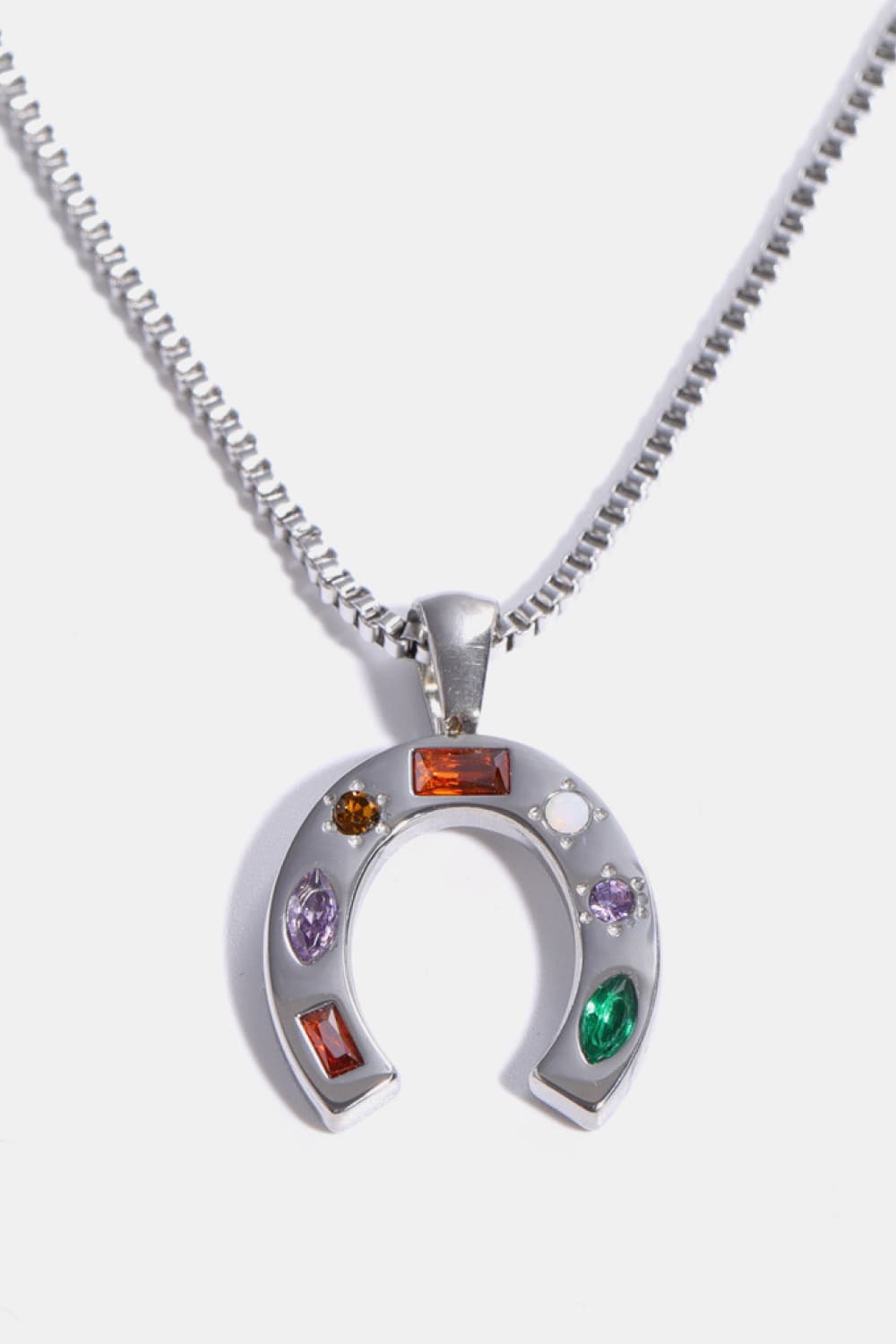 Gold & Platinum Pendant Necklace