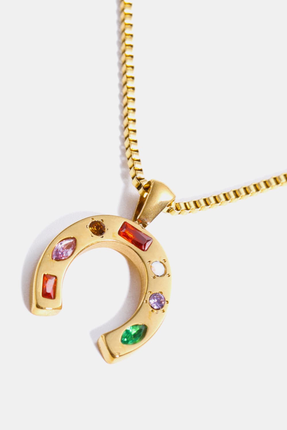 Gold & Platinum Pendant Necklace
