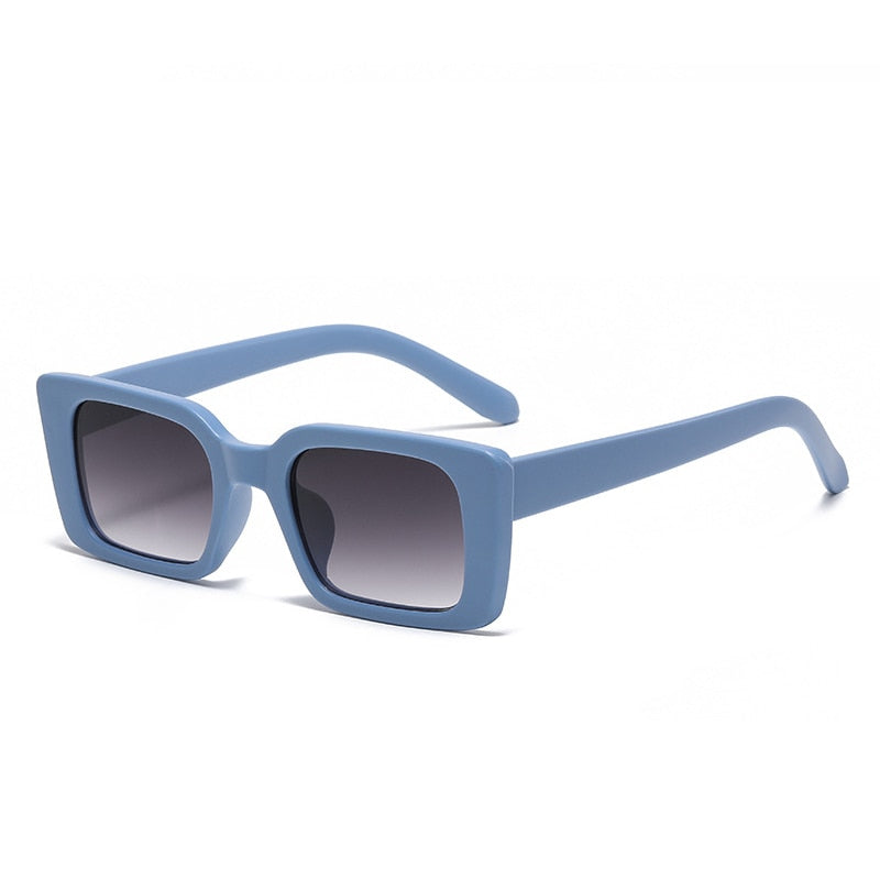 Rectangle Sunglasses - Retro Leopard Shades UV400