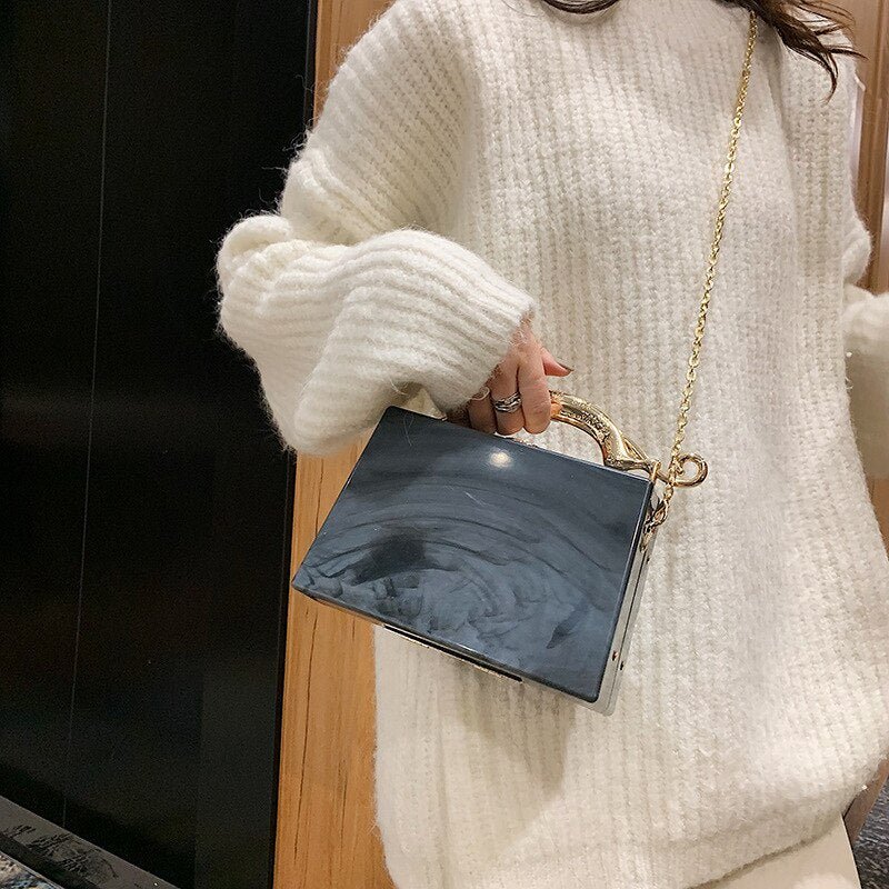 Acrylic Box Handbags - Quality Luxury Shoulder Bag