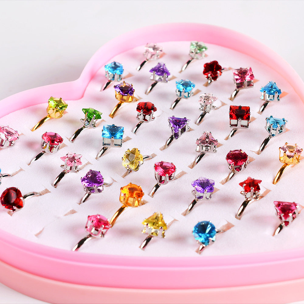 Child Rings - Cartoon Princess Jewelry