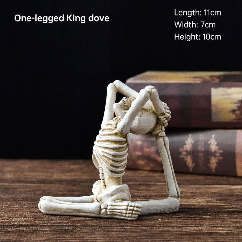 Yoga Skeleton Figurine - Decorative Ornaments