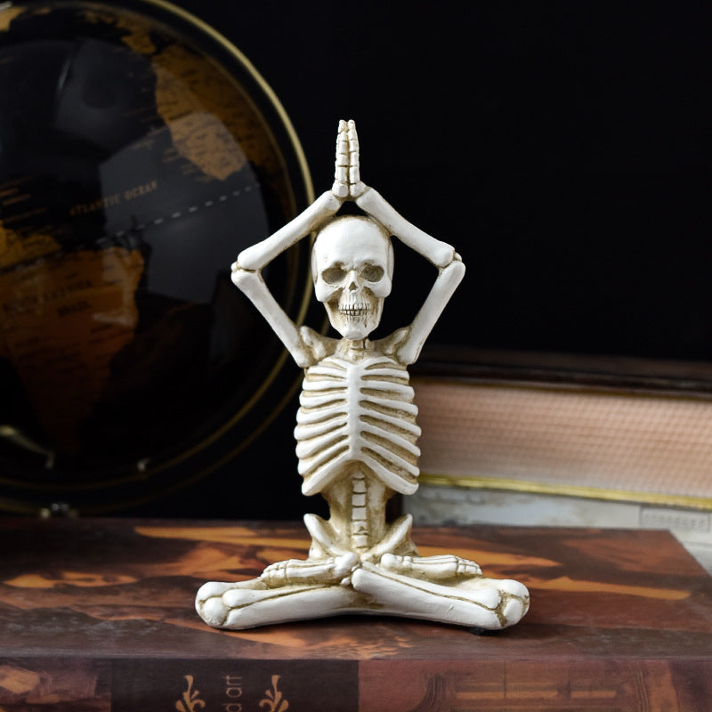 Yoga Skeleton Figurine - Decorative Ornaments