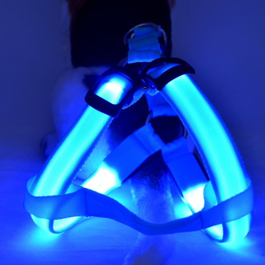 Led Dog Chest Harness