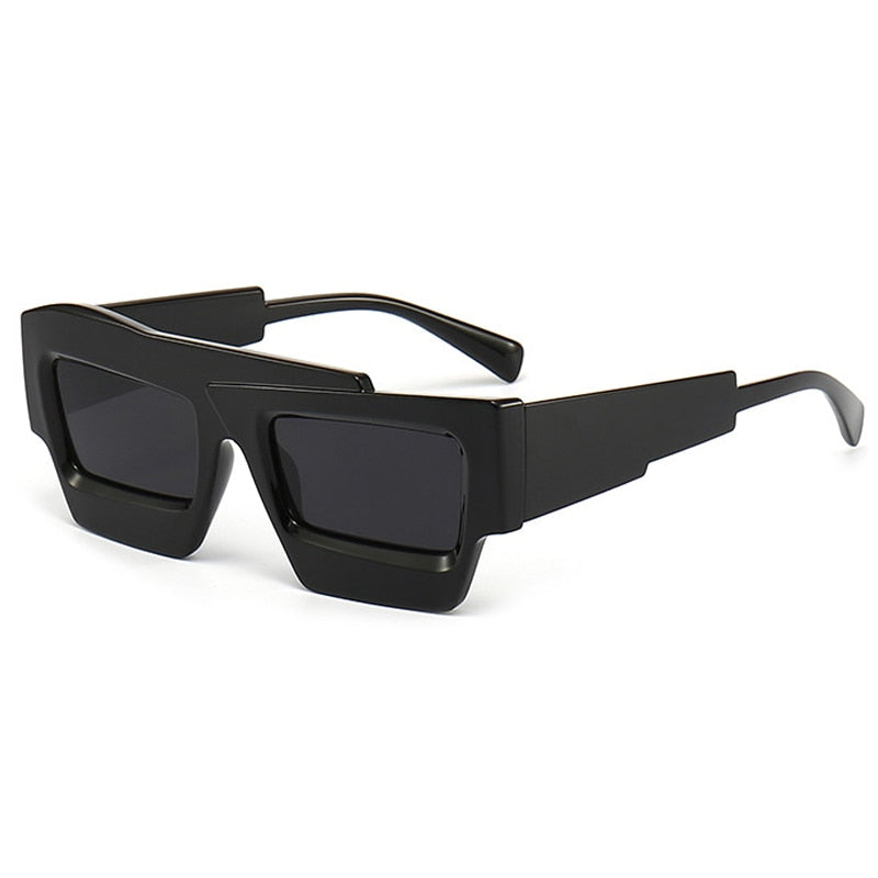 Irregular Square Sunglasses - Double Color Shades