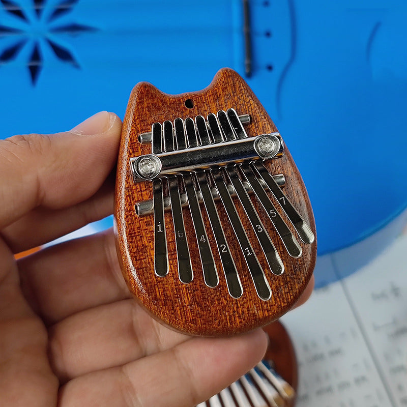 8-Note Mini Kalimba - Crystal Clear Five Finger Piano