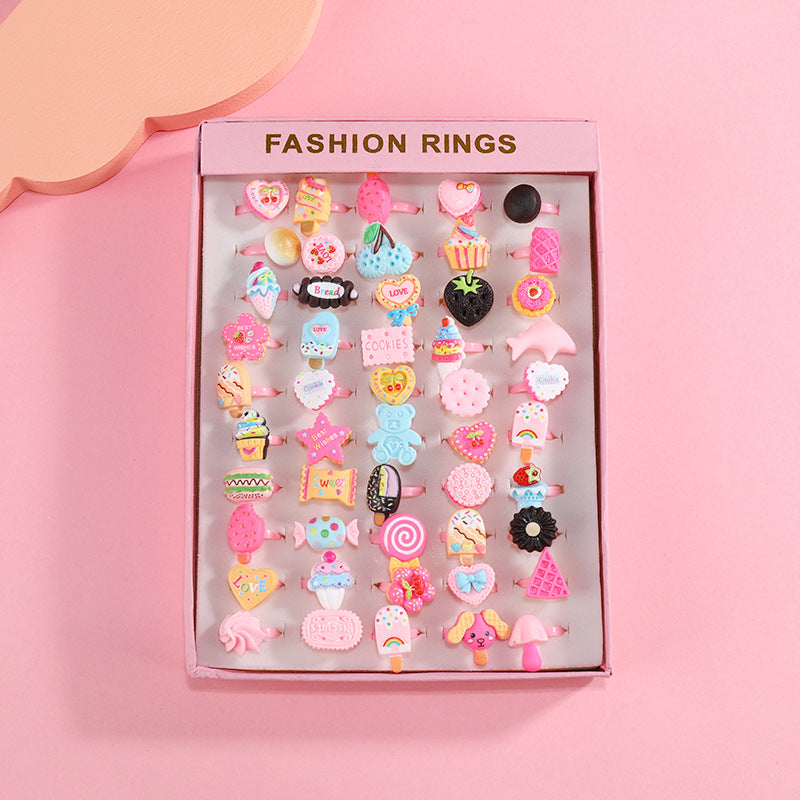 Child Rings - Cartoon Princess Jewelry