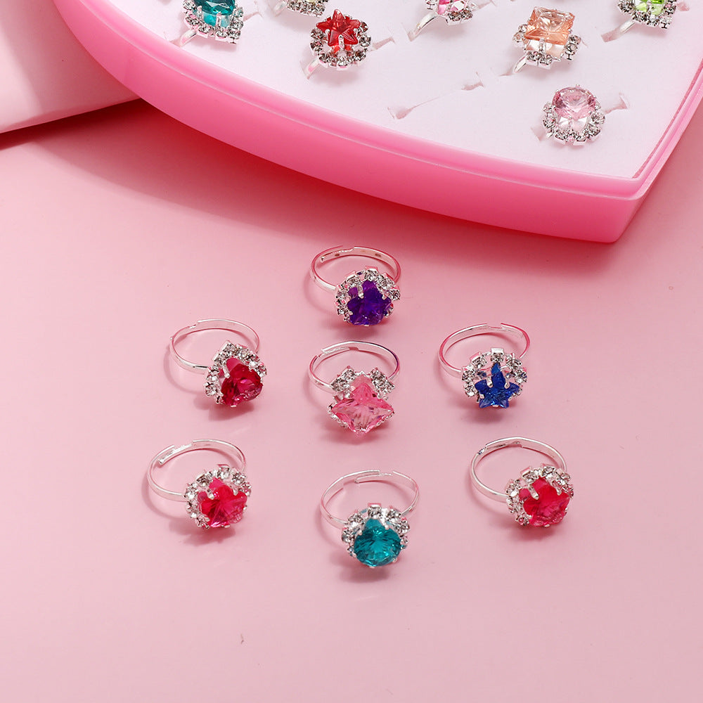 Child Rings - Cartoon Princess Jewelry