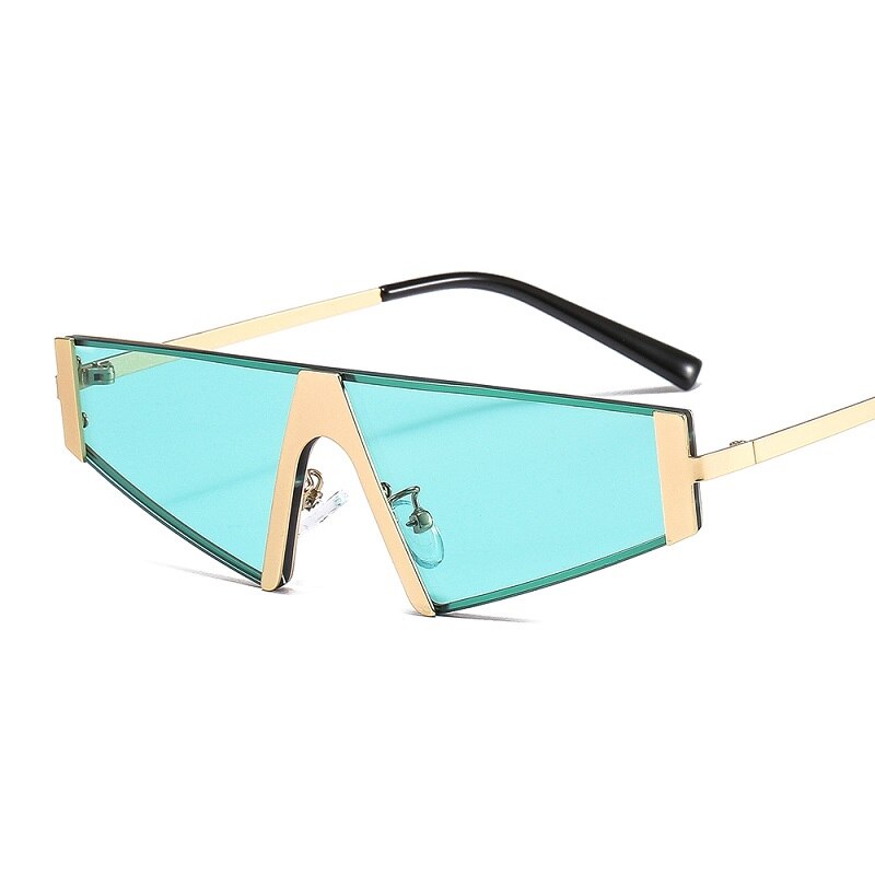 Metal Frame Triangle Sunglasses