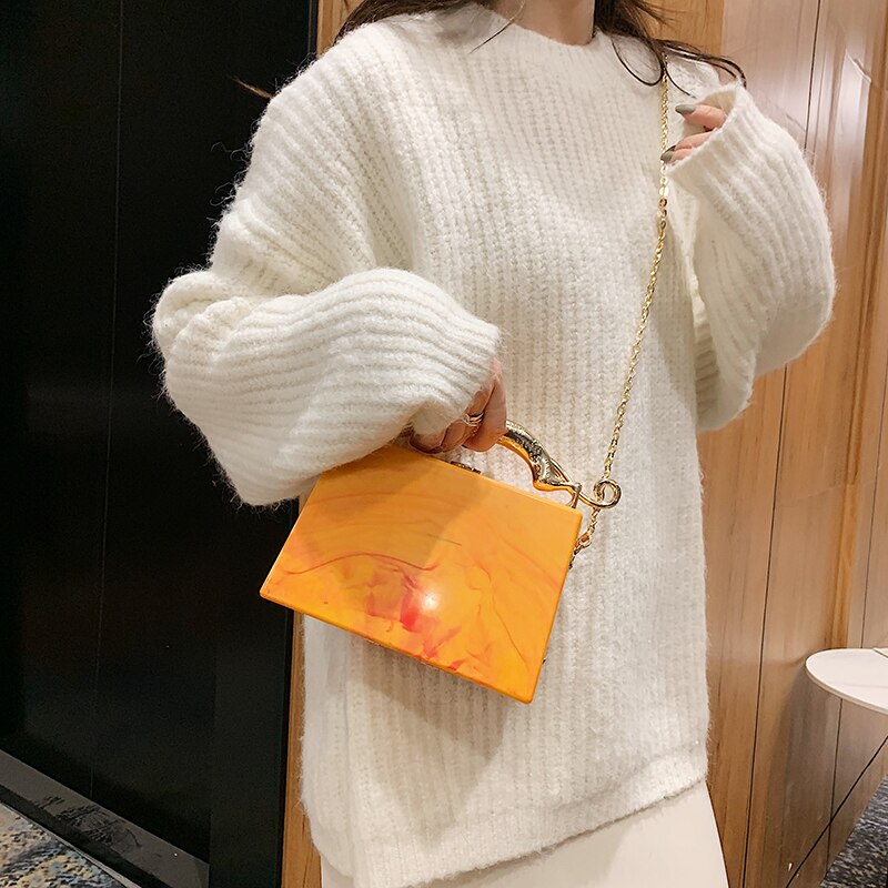 Acrylic Box Handbags - Quality Luxury Shoulder Bag