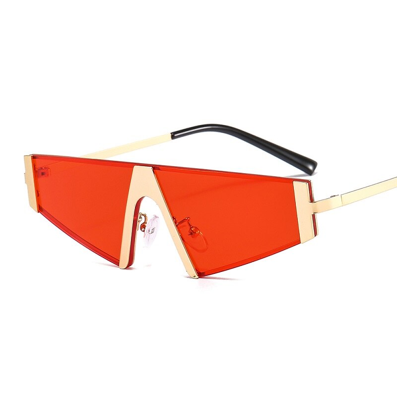 Metal Frame Triangle Sunglasses