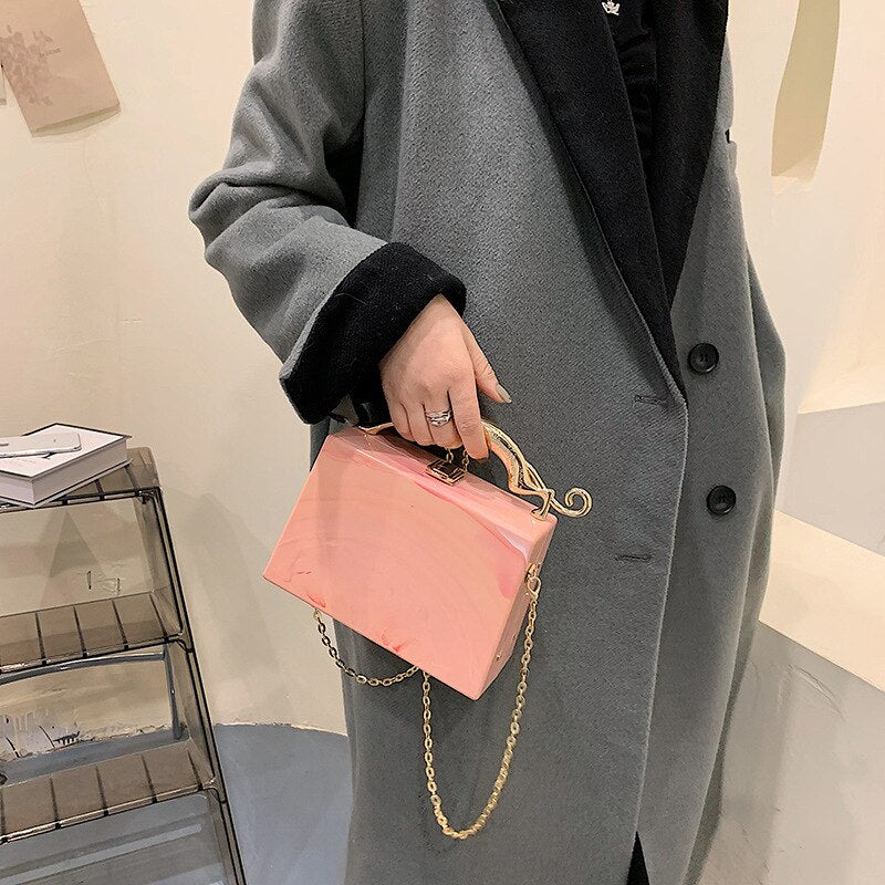 Acrylic Box Handbags - Quality Luxury Shoulder Bag