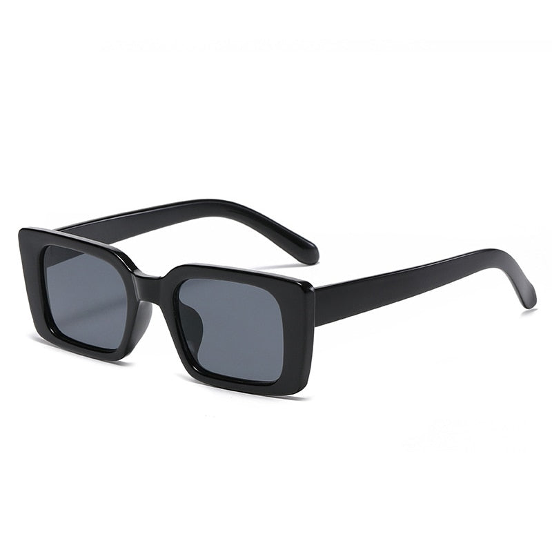 Rectangle Sunglasses - Retro Leopard Shades UV400