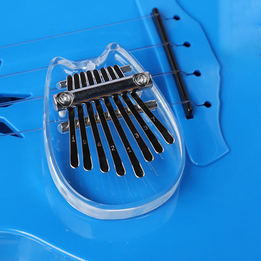 8-Note Mini Kalimba - Crystal Clear Five Finger Piano