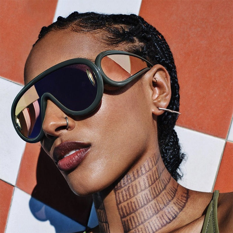 Sunglasses - Futuristic Punk Hip-Hop Sunglasses