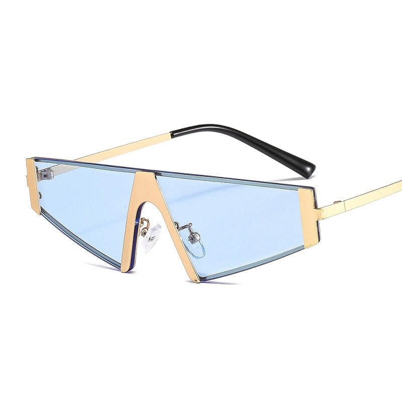 Metal Frame Triangle Sunglasses