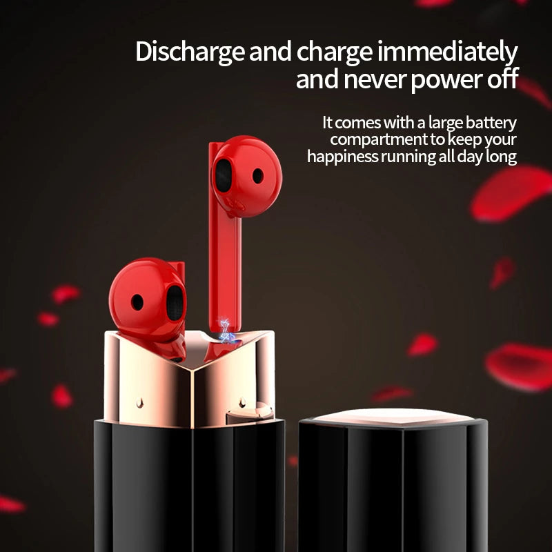 Lipstick Headset - Stylish And Multiple Color Bluetooth Earphones