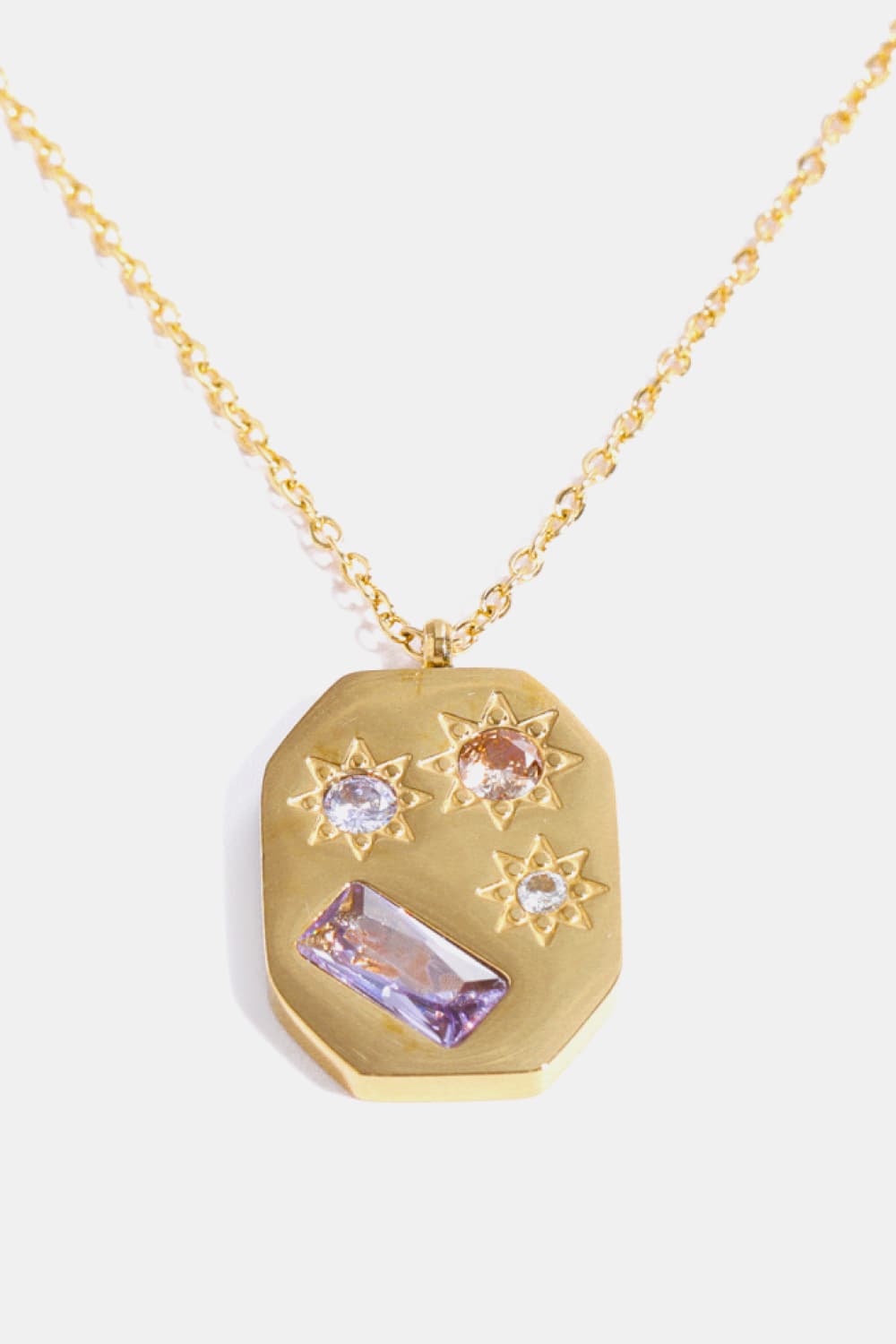 Gold & Platinum Pendant Necklace