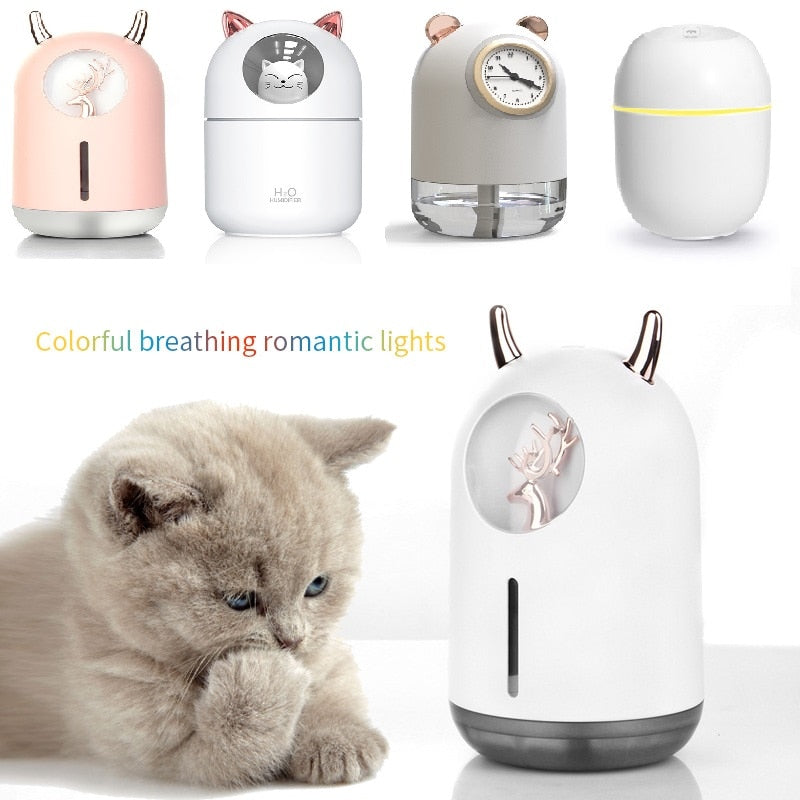 Humidifier - Cute Pet Mini Household Small Moisturizing Aromatherapy