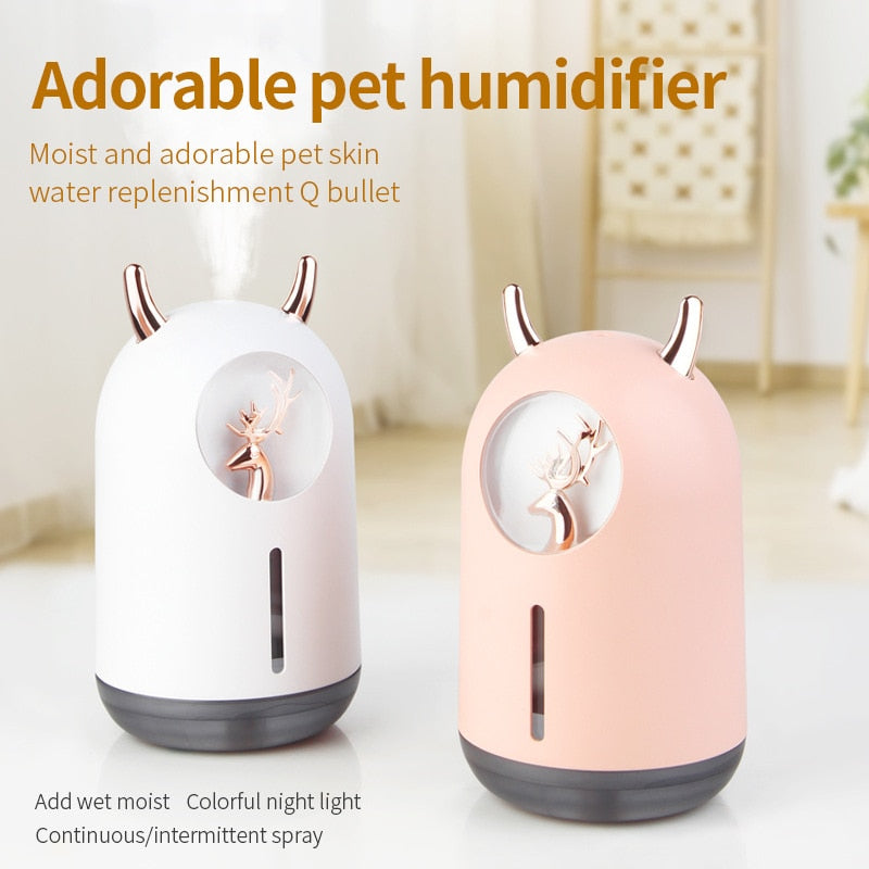 Humidifier - Cute Pet Mini Household Small Moisturizing Aromatherapy