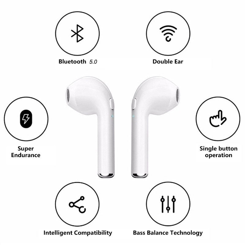 Bluetooth Earphone - In Ear Headphones For All Devices