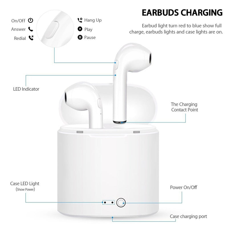 Bluetooth Earphone - In Ear Headphones For All Devices