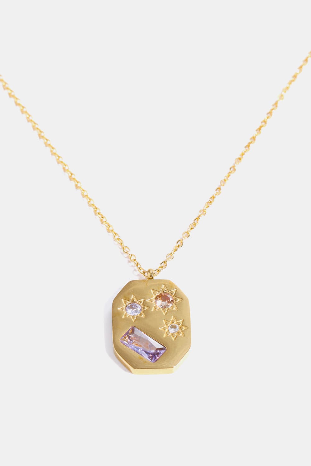 Gold & Platinum Pendant Necklace